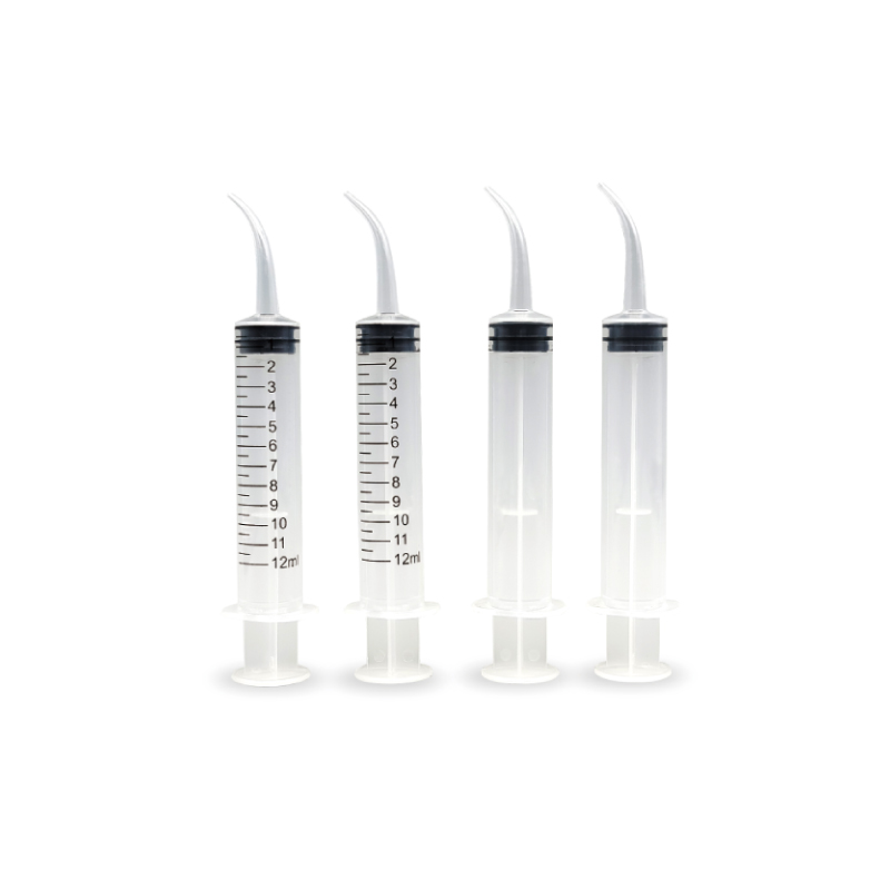 Curved tip utility syringe