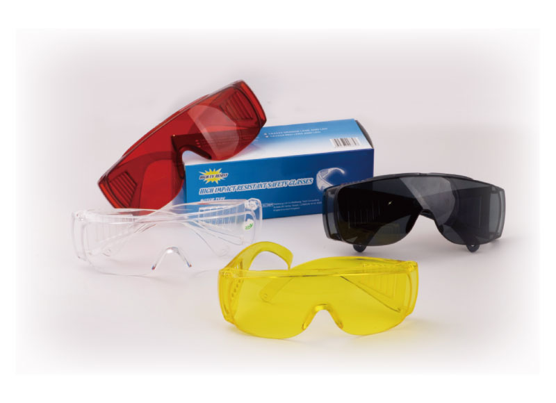 High impact safety glasses