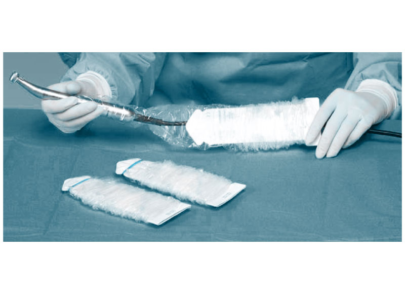 Handpice with tubing sleeves
