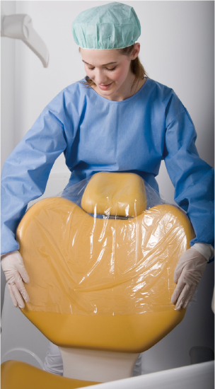 Plastic full/half chair sleeves