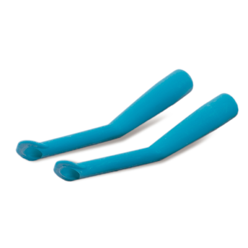 Curved suction tip